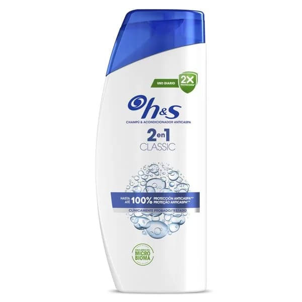 Champú anticaspa y acondicionador dos en uno H&s botella 625 ml - 1 ud - Imagen del producto en Findit