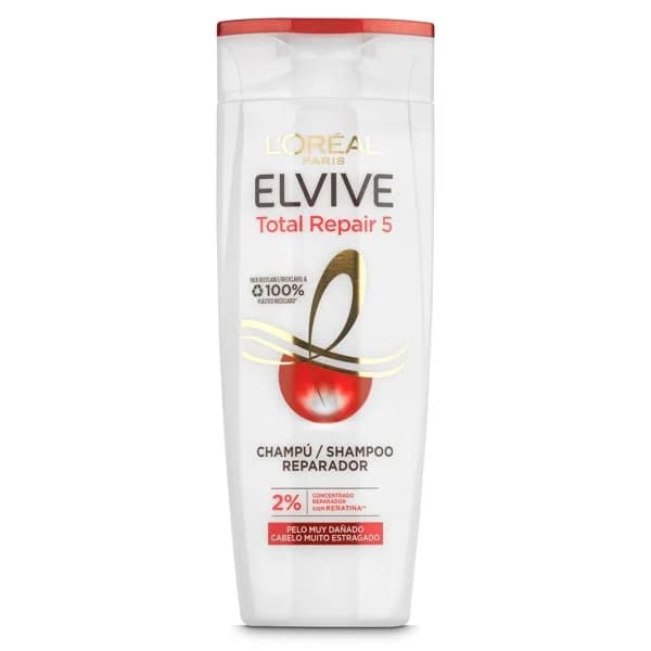 Champú reparador cabello muy dañado Elvive botella 300 ml - 0.3 l - Imagen del producto en Findit