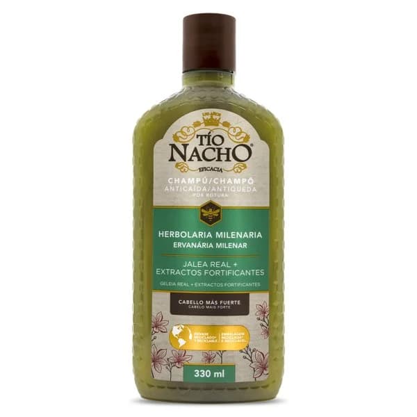 Champú anticaída herbolaria milenaria Tío Nacho botella 330 ml - 1 ud - Imagen del producto en Findit
