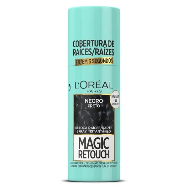 Tinte retoca raíces tono negro L'Oréal Magic retouch spray 75 ml - 0.08 l - Imagen del producto en Findit