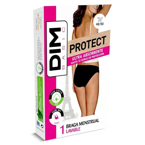 Braga menstrual lavable talla 48/50 Dim caja 1 unidad - 1 ud - Imagen del producto en Findit