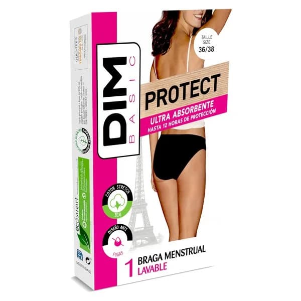 Braga menstrual lavable talla 36/38 Dim caja 1 unidad - 1 ud - Imagen del producto en Findit
