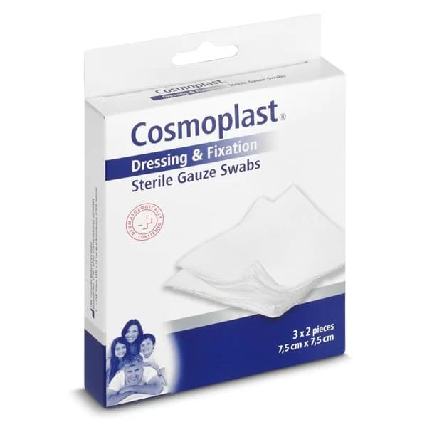 Gasas estériles Cosmoplast caja 6 unidades - 6.11 ud - Imagen del producto en Findit