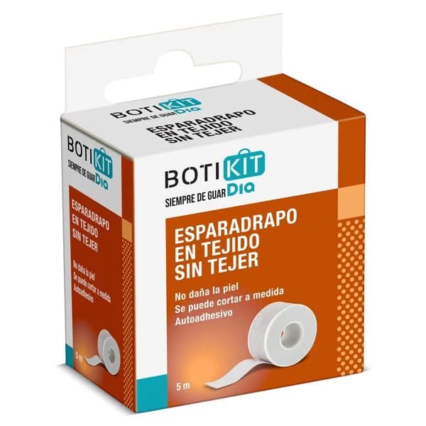 Esparadrapo hipoalergénico en tejido sin tejer Botikit de Dia caja 5 m - 4.96 m - Imagen del producto en Findit