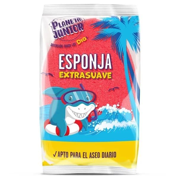 Esponja infantil extrasuave Planeta Junior de Dia bolsa 1 unidad - 1 ud - Imagen del producto en Findit