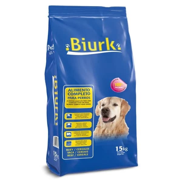 Alimento para perros completo Biurk bolsa 15 Kg - 14.99 ud - Imagen del producto en Findit