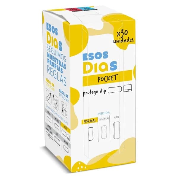 Protegeslips normal plegado Esos Dias bolsa 30 unidades - 29.5 ud - Imagen del producto en Findit