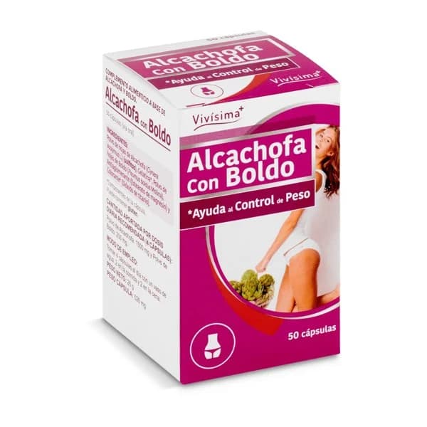 Alcachofa con boldo Vivisima+ caja 50 unidades - 49.38 ud - Imagen del producto en Findit