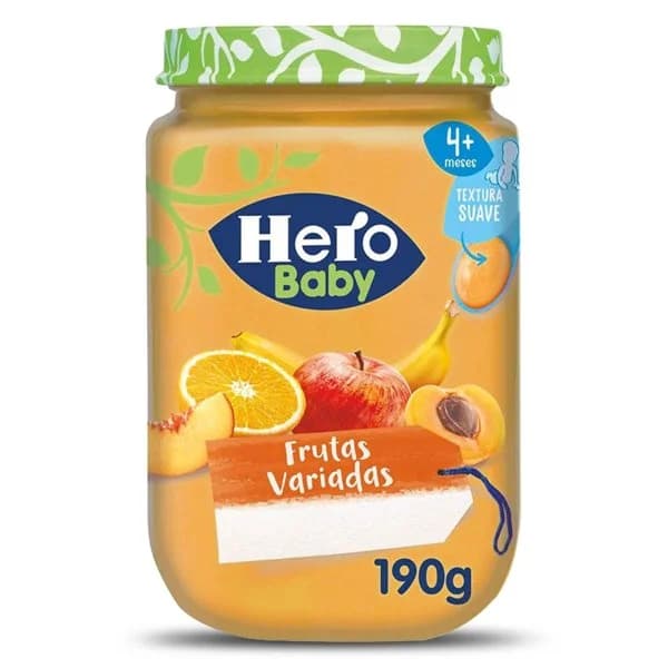 Puré de frutas variadas Hero frasco 190 g - 0.19 kg - Imagen del producto en Findit