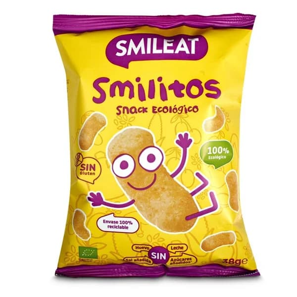 Snack smilitos Smileat bolsa 38 g - 0.04 kg - Imagen del producto en Findit