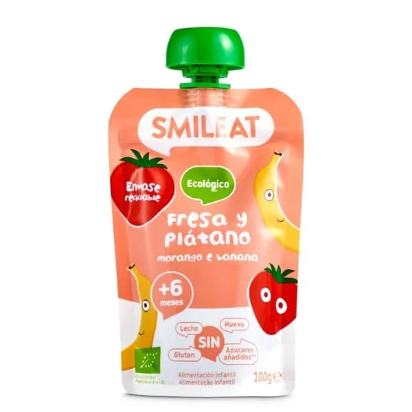 Fresa plátano Smileat bolsa 100 g - 0.1 kg - Imagen del producto en Findit
