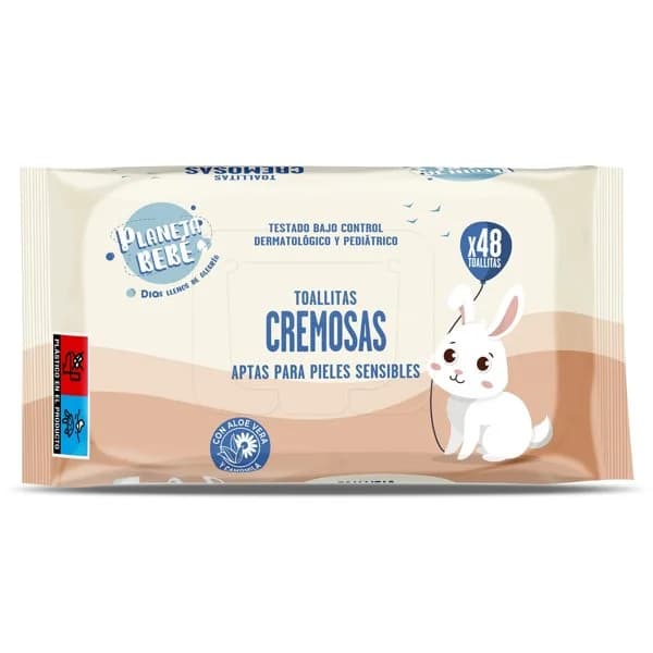 Toallitas para bebés cremosas Planeta Bebé de Dia bolsa 48 unidades - 40 ud - Imagen del producto en Findit