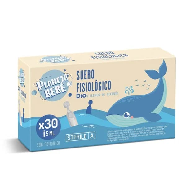 Suero fisiológico Planeta Bebé de Dia frasco 30 unidades - 29.36 ud - Imagen del producto en Findit