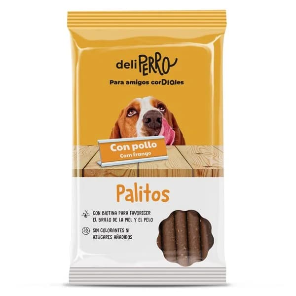 Snack para perros palitos con pollo Deliperro de Dia bolsa 200 g - 0.2 kg - Imagen del producto en Findit