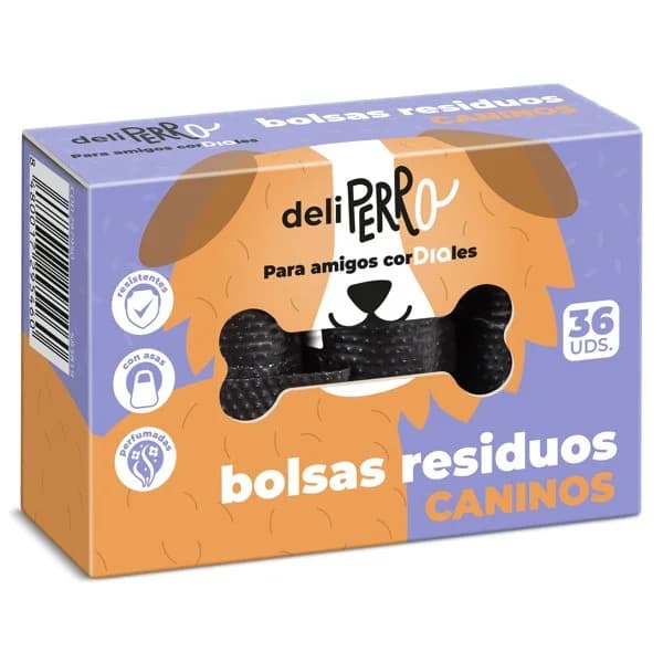 Bolsas para residuos caninos con asas Deliperro de Dia caja 36 unidades - 39.67 ud - Imagen del producto en Findit