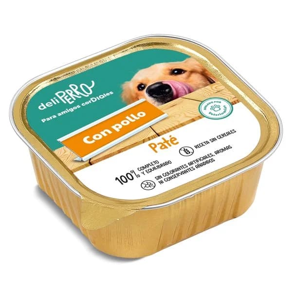 Paté para perro con pollo Deliperro de Dia tarrina 300 g - 0.3 kg - Imagen del producto en Findit