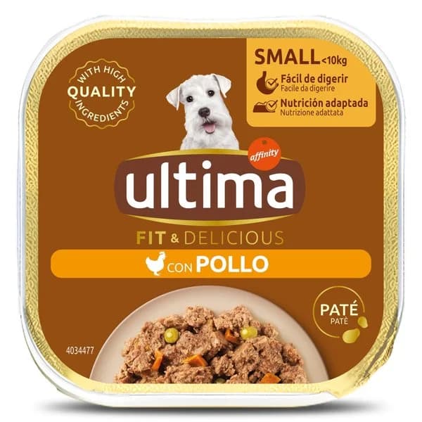 Alimento para perros adultos con pollo Ultima tarrina 150 g - 0.15 kg - Imagen del producto en Findit