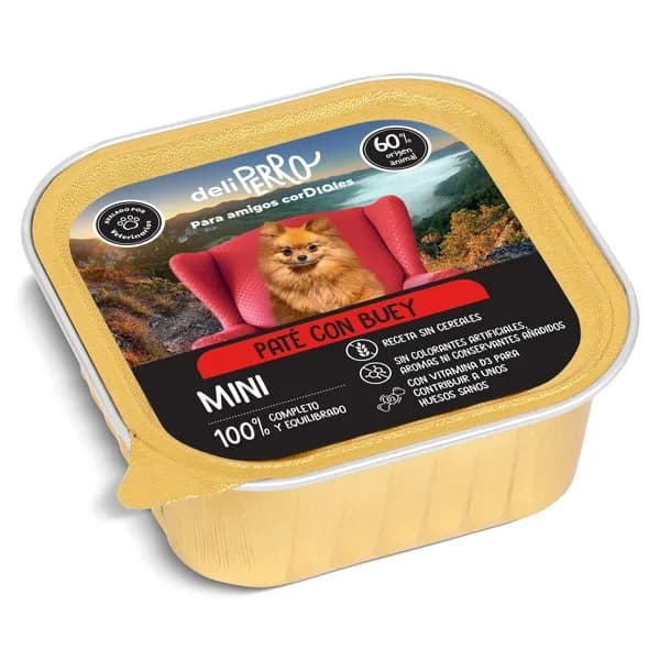 Paté para perros con buey Deliperro de Dia tarrina 150 g - 0.15 kg - Imagen del producto en Findit