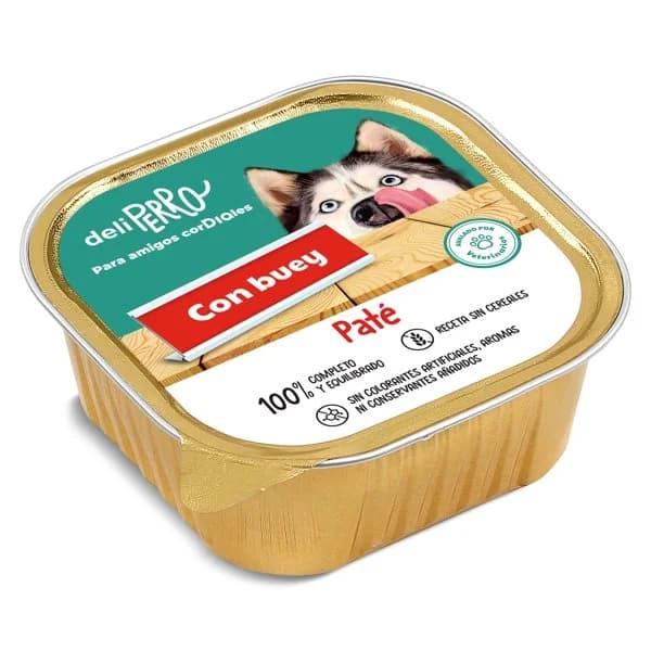Paté para perro con ternera Deliperro de Dia tarrina 300 g - 0.3 kg - Imagen del producto en Findit