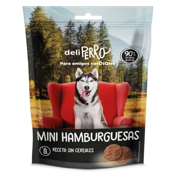 Alimentos para perros mini hamburguesas Deliperro de Dia bolsa 70 g - 0.07 kg - Imagen del producto en Findit