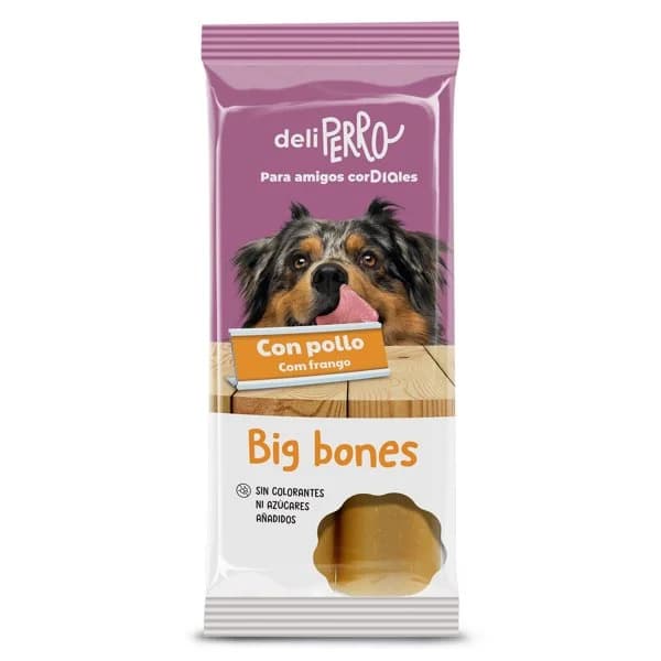 Snack para perros big bones con pollo Deliperro de Dia bolsa 200 g - 0.2 kg - Imagen del producto en Findit