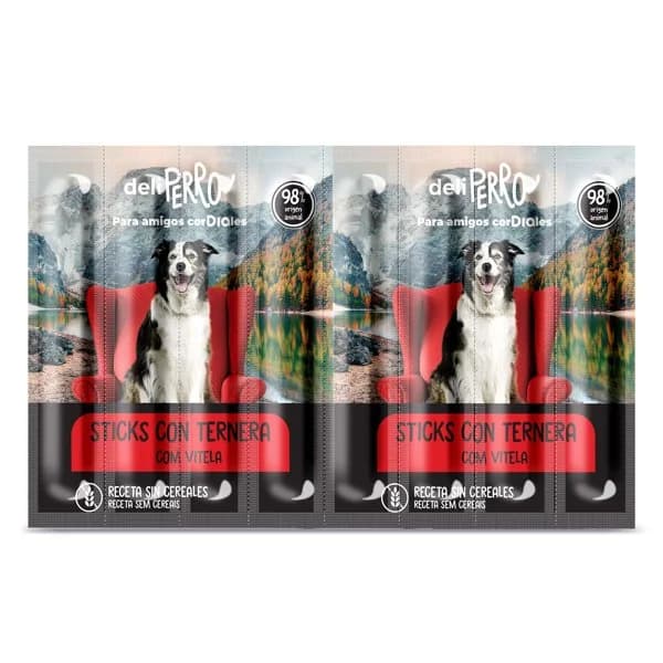 Snack para perros sticks con ternera Deliperro de Dia bolsa 88 g - 0.09 kg - Imagen del producto en Findit