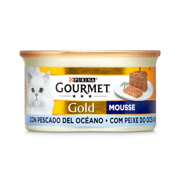 Mousse para gatos con pescado Gourmet lata 85 g - 0.09 kg - Imagen del producto en Findit