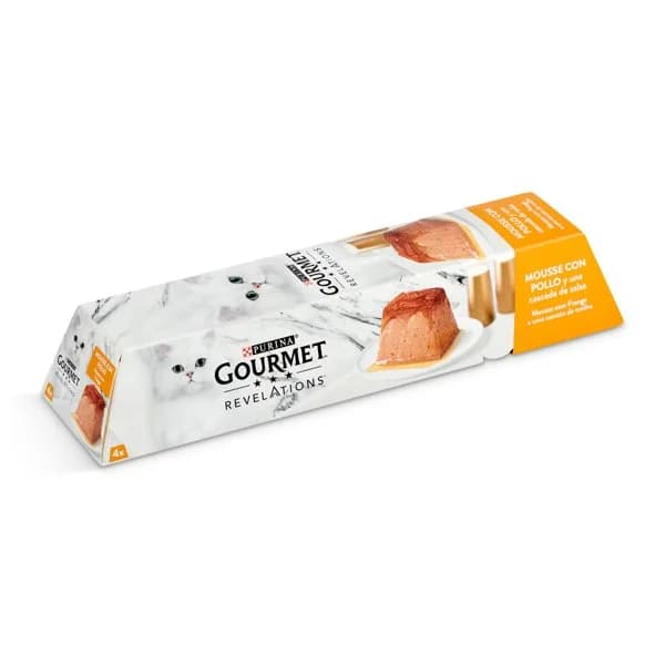 Mousse para gatos de pollo Gourmet caja 4 x 57 g - 0.23 kg - Imagen del producto en Findit