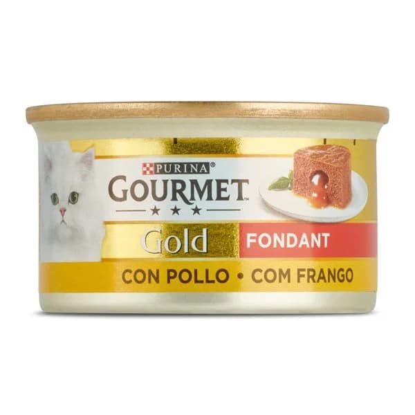 Alimentos para gatos fondant pollo Gourmet lata 85 g - 0.09 kg - Imagen del producto en Findit