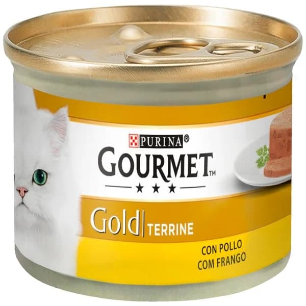 Alimento para gatos con pollo Gourmet lata 85 g - 0.09 kg - Imagen del producto en Findit