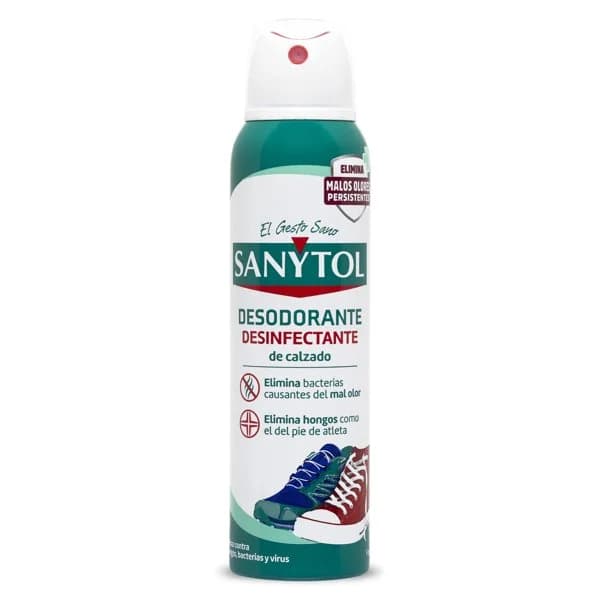 Desodorante desinfectante para calzado Sanytol spray 150 ml - 0.15 l - Imagen del producto en Findit