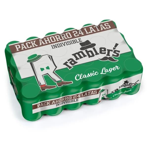 Cerveza lager  Ramblers de Dia lata 24 x 33 cl - 7.91 l - Imagen del producto en Findit