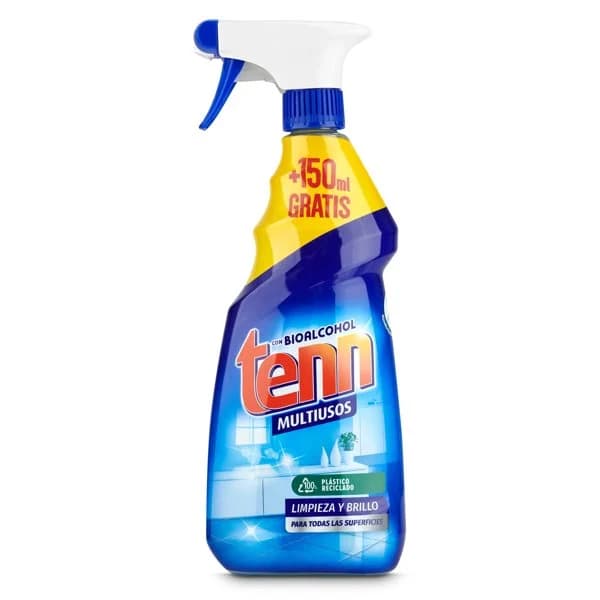 Limpiador multiusos con bioalcohol Tenn spray 750 ml - 0.75 ud - Imagen del producto en Findit