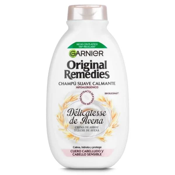 Champú délicatesse de avena Original Remedies botella 250 ml - 1 ud - Imagen del producto en Findit