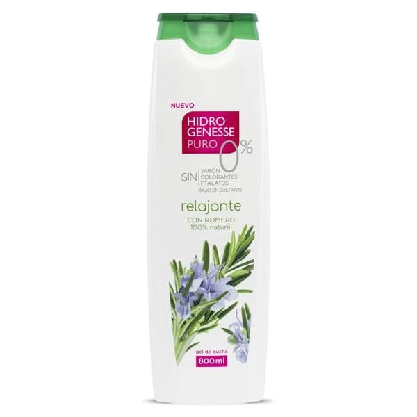 Gel de ducha relajante Hidrogenesse bote 800 ml - 1 ud - Imagen del producto en Findit