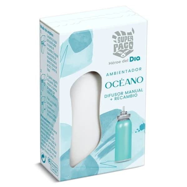 Difusor ambientador manual con recambio océano Super Paco de Dia caja 1 unidad - 1 ud - Imagen del producto en Findit