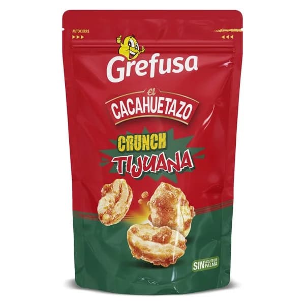 Cacahuetazo crunch tijuana Grefusa bolsa 110 g - 0.11 ud - Imagen del producto en Findit