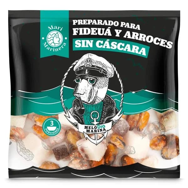 Preparado para fideuá y arroces sin cáscara Mari Marinera de Dia bolsa 450 g - 0.45 kg - Imagen del producto en Findit
