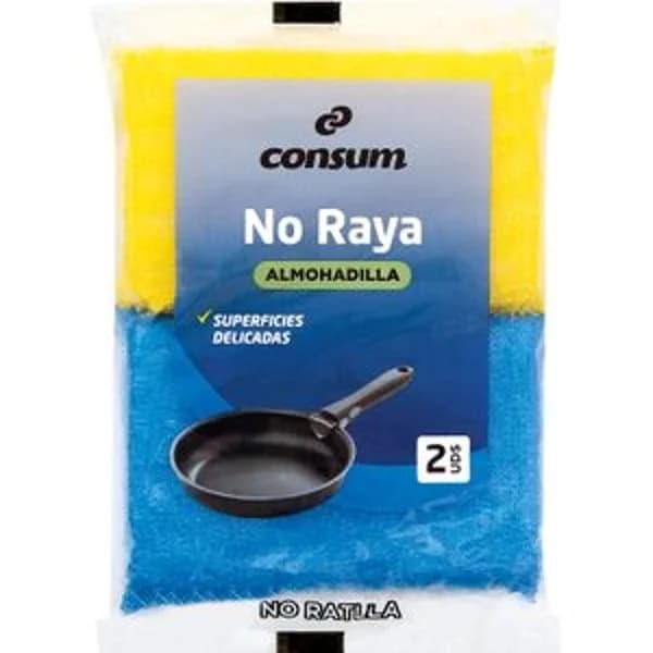 Estropajos Almohadilla No Raya - 1.98 ud - Imagen del producto en Findit