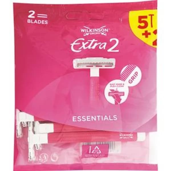 Maquinilla Desechable Extra de 2 hojas Beauty - 5 ud - Imagen del producto en Findit