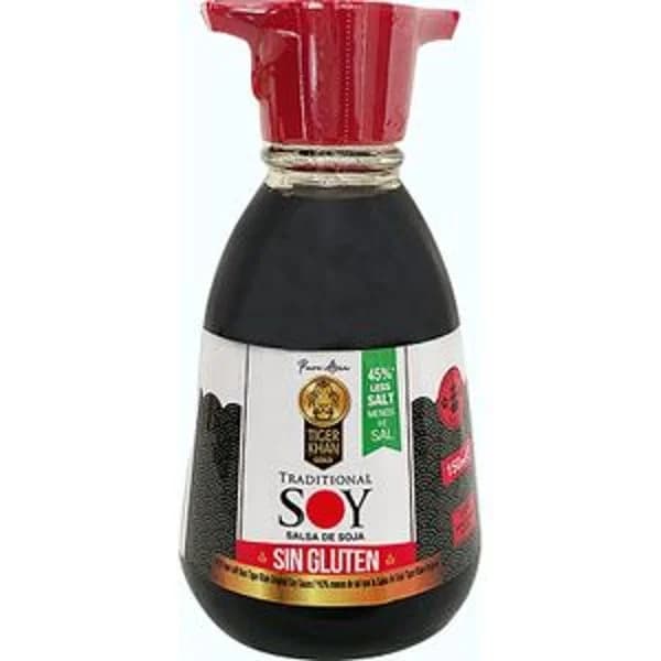 Salsa Soja Baja en Sal y Sin Gluten - 0.15 l - Imagen del producto en Findit