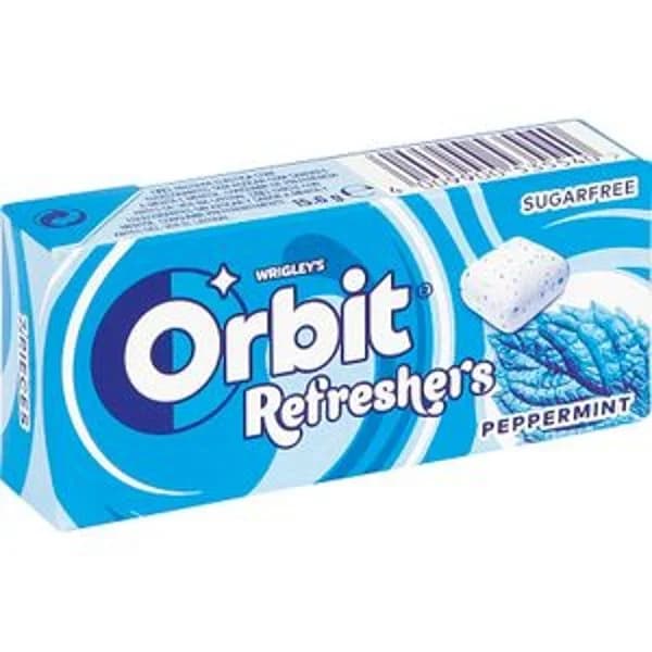 Chicle Grageado Sabor menta Refresher´s - 0.01 kg - Imagen del producto en Findit