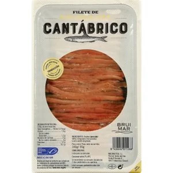 Filete Anchoa Cantábrico Aceite de Girasol MSC - 0.1 kg - Imagen del producto en Findit
