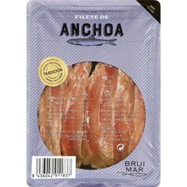 Filete de Anchoa en Aceite de Girasol - 0.05 kg - Imagen del producto en Findit