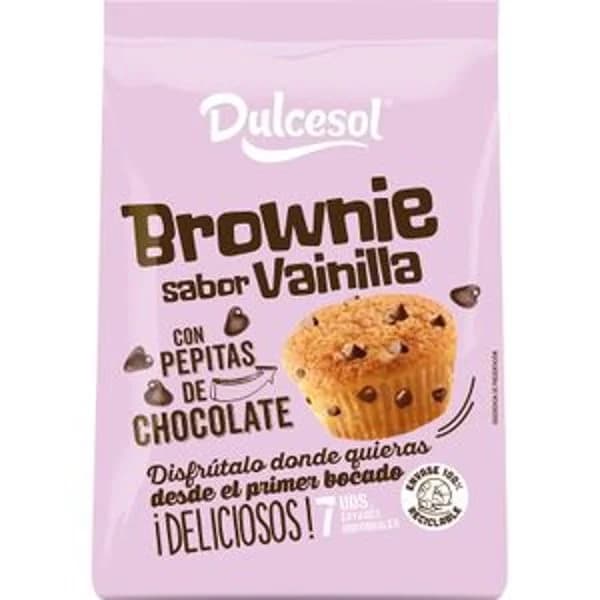 Brownie Vainilla con Pepitas de Chocolate - 0.13 ud - Imagen del producto en Findit
