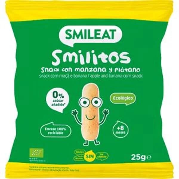 Smilito Snacks con Manzana y Plátano - 1 ud - Imagen del producto en Findit