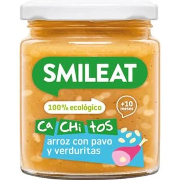 Tarrito Cachitos de Arroz Pavo y Verduras - 0.23 kg - Imagen del producto en Findit