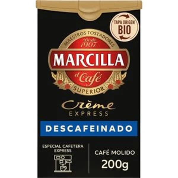 Café Molido Crème Express Descafeinado - 0.2 kg - Imagen del producto en Findit