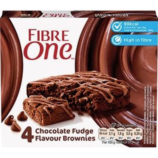 Brownie Chocolate Fudge 4 Unidades - 0.08 kg - Imagen del producto en Findit