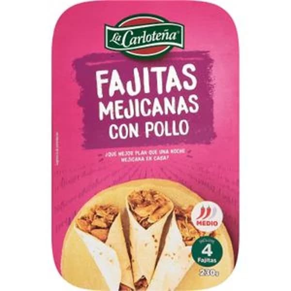Fajitas Mejicanas con Pollo - 0.23 kg - Imagen del producto en Findit